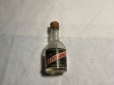 Vtg 1960s Era Old Fitzgerald Bourbon Whiskey 1/10 Pint 100-Proof BIB Mini Bottle picture