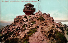 Vtg 1910s Marine Exchange Summit of Mt Tamalpais California CA Postcard picture
