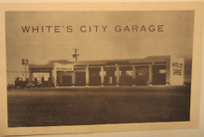 CHEVRON GAS STATION, White's City (New Mexico??) Garage. b&w postcard picture