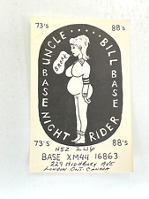 Vintage QSL Card Ham CB Amateur Radio Uncle Bill Night Rider Ontario Canada picture