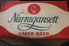 Vintage Narragansett Lager Beer Company Empty Cardboard 24 Bottle Pack picture