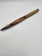 Marblewood Hand Turned Gunmetal Unique Slim Line Pen picture