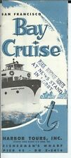 NP-084 CA, San Francisco Bay Cruise 1960's Travel Guide Brochure 8.25x3.5-inches picture