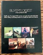 Vintage 1970 Ford Buyers Digest Torino Falcon Mustang Thunderbird picture