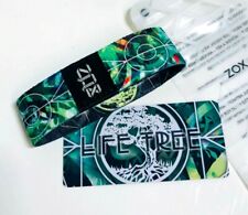 ZOX **LIFE TREE** Silver Strap Medium Wristband w/Card picture