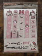 NEW The Crème Shop Hello Kitty Holiday Christmas Nail File Set Pink LIMITED EDIT picture