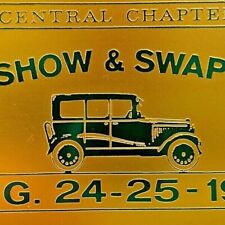 1974 Car Show Swap Meet Automobile Club AACA Peterson Pontiac Bloomington Plaque picture