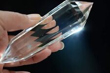 Rare Natural Clear Blue Rutiles 13 Sided Crystal Vogel Pranic Point Quartz 07 picture