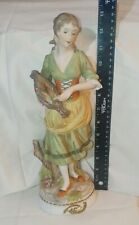 ARDCO Porcelain Bisque Statue Lady With Corn C-1906 picture