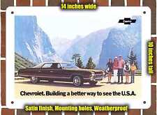 METAL SIGN - 1972 Chevrolet Dealer Sheets picture