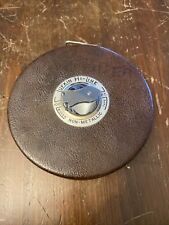 Vintage Lufkin Hi-Line 100ft Non-Metallic Woven Tape Measure Made in the USA picture