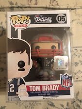 Tom Brady NFL Funko Pop 05 Vaulted Ships In Pop Protector picture