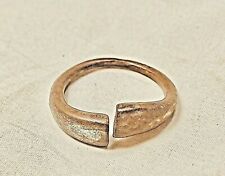 Primitive Javanese Flared Money Rings, Indonesian Celtic Ring Money, Trade Rings picture