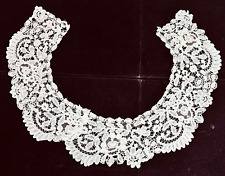 Antique Handmade Duchesse Lace Collar  TT971 picture