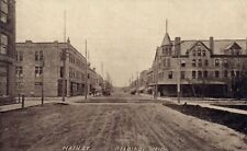 Main Street Located in Belding Mi Mich Michigan Postcard picture