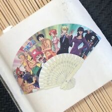 D972 Straw Hat Crew Japanese One Piece Sensu Fan Sealed Nami Robin picture