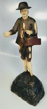 Fine 18th/19th Century North German Hand-Carved Wood Standing Peasant Figure picture