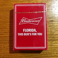 Budweiser Florida Playing Cards 