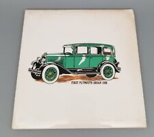Vintage Ceramic 1928 First PLYMOUTH Car Sedan 6