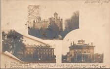 Postcard OH Alliance, Ohio; Mt Union, RPPC Millers Hall-Pres Rikers Home 1906 Bc picture