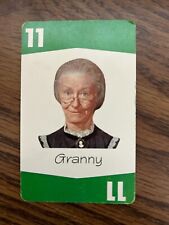 1963 Milton Bradley Beverly Hillbillies Granny Game Card F/G picture