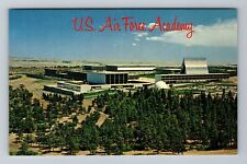 Colorado Springs CO-Colorado, Panoramic View USAF Academy, Vintage Postcard picture