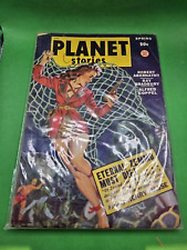 1949 Spring PLANET STORIES Pulp Fiction Magazine Alfred Coppel / Bradbury GD picture