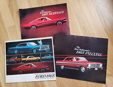 ORIGINAL 1965 Ford Color Dealer Brochures - Ford Full Lineup, Falcon, Mustang. picture