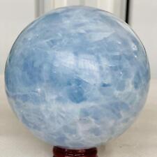1660g Natural Blue Celestite Crystal Sphere Ball Healing Madagascar picture