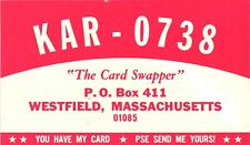 Vintage Postcard - QSL Citizen Radio Card KAR-0738 Westfield Massachusetts MA picture