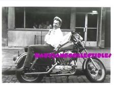 MIKHAIL BARYSHNIKOV BALLET star on MOTORCYCLE photo (bw-N) picture