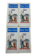Exxon New York Travel Road Map Gas Station Map 1978 Lot of 4 Vintage picture