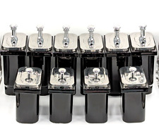 20-Piece Hall Soda Fountain Ice Cream Parlor Dispensers & Canisters, VG Cond. picture