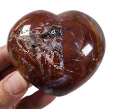 Red Jasper Polished Heart 144 grams picture