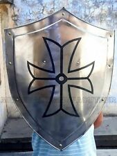 18guage Battle Armor Shield style Knight Medieval heater shield SCA LARP WASTER picture