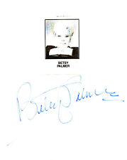 BETSY PALMER (+2015) - Actress - Friday the 13th (Mrs. Voorhees) - Autograph picture