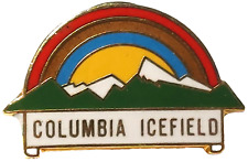 Columbia Icefields BC & Alberta Border Canada Lapel Pin picture