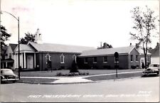 Real Photo Postcard First Presbyterian Church in Iron River, Michigan~135908 picture