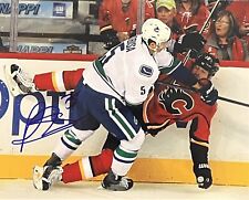 Luca Sbisa AUTOGRAPH Photo Vancouver Canucks signed GLOSSY 8x10 picture