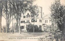 RPPC Quillcote, Kate Douglas Wiggin Summer Home, Hollis, Maine c1910s Vintage picture