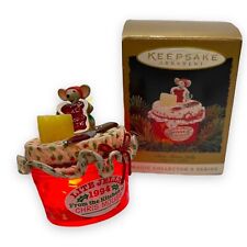 KITCHEN MOUSE 1994 HALLMARK COTTAGECORE MAGIC LIGHTED LITTLE JELLY CLIP ON picture
