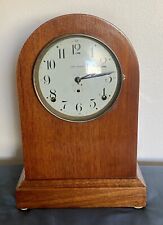 Antique Seth Thomas Prospect No. 89 Mahogany & Brass Mantle Clock   picture
