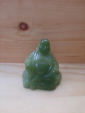 Vintage Italian Wony Resin Buddha Statue, Green, Faux Jade. 4.5” Tall  picture