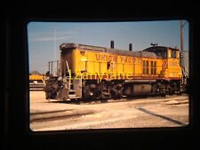 7U12 TRAIN SLIDE Railroad 35MM Photo UP 1360 MP15DC FORT WORTH TEXAS 2-19-11 picture