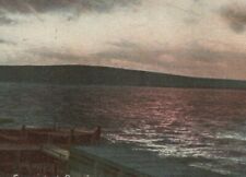 c1910s Bemis Rangeley Lakes Maine sunset German postcard C862 picture