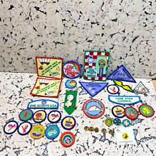 Vintage Girl Scout Patches and Pins ~ 1980s picture