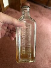 Vintage Antique Furst McNess Co. Medicine Clear Glass Bottle Freeport Ill picture