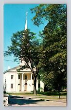 Williamstown MA-Massachusetts, First Congregational Church, Vintage Postcard picture