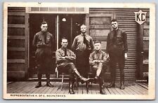 Des Moines Iowa~Knights of Columbus Secretaries~Group Photo~1918 Postcard picture