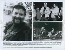 1988 Press Photo Director John Cherry On Set Of 